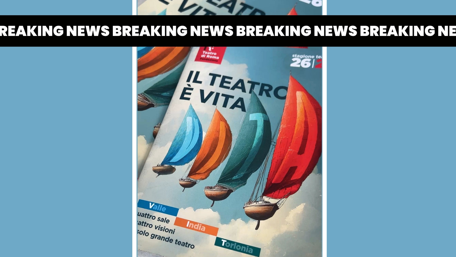 STAGIONE 2026/2027 DEL TEATRO DI ROMA