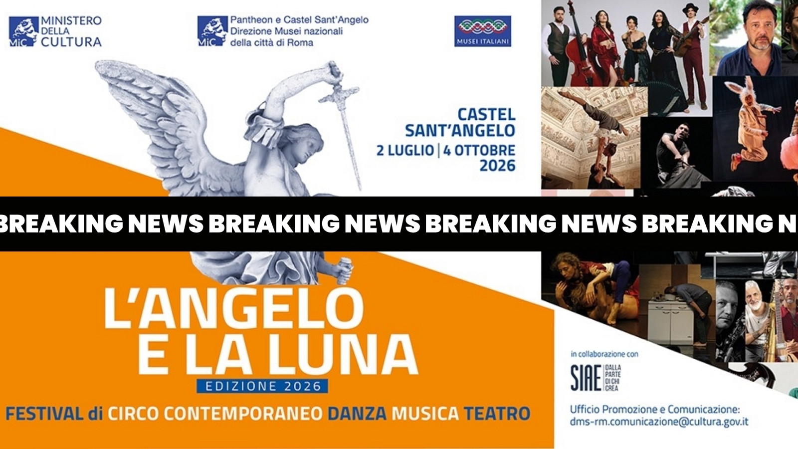 L'ANGELO E LA LUNA EDIZIONE 2026 