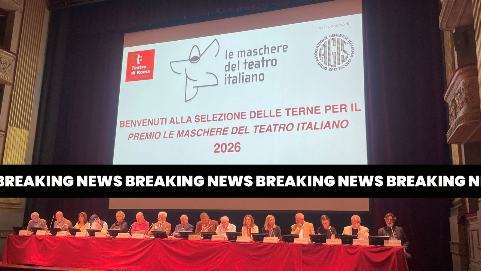 PREMIO LE MASCHERE DEL TEATRO ITALIANO 2026